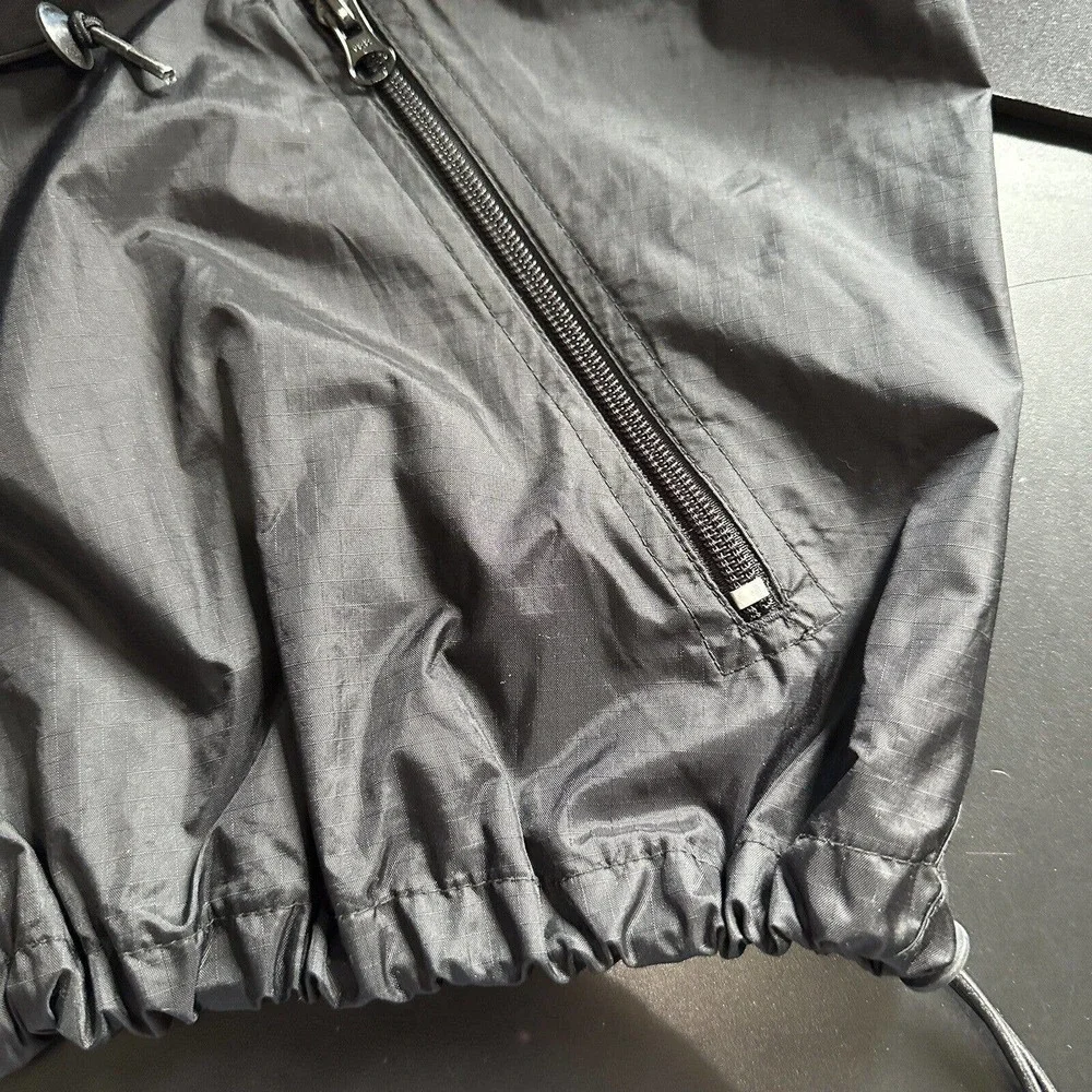 Helly Hansen Harley-Davidson Black Full Zip‎ Hooded Windbreaker Size XL